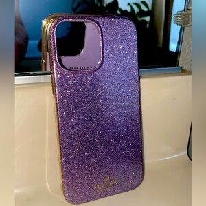 Kate Spade Lavender Sparkle iPhone Case